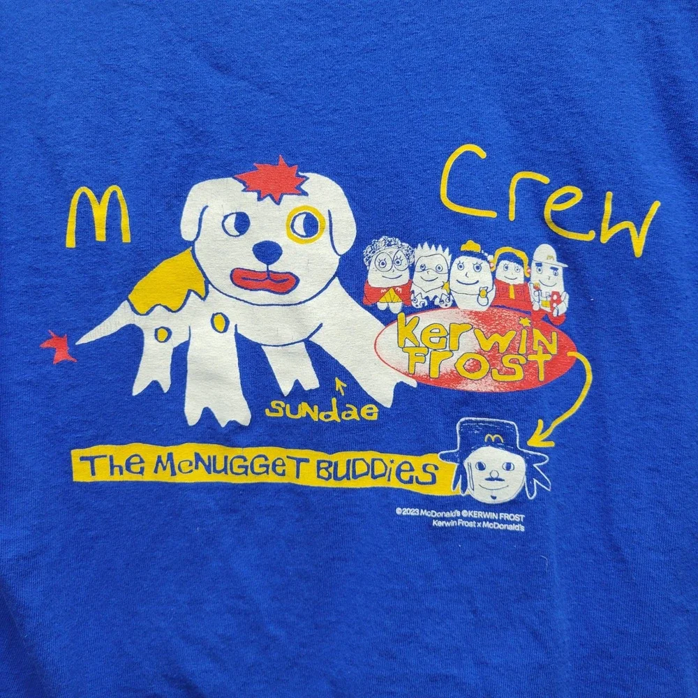 McDonalds Kerwin Frost McNugget Buddies Shirt Youth‎ M Graphic Retro Streetwear